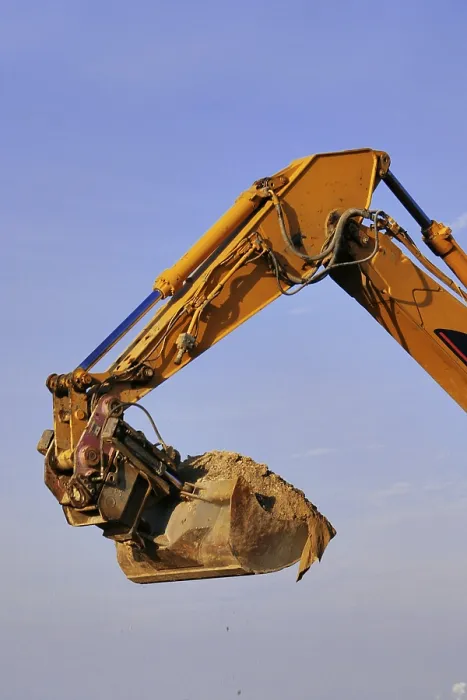 Framed Print : Heavy Machinery Print: Excavator at Work Framed Print : Heavy Machinery Print: Excavator at Work
