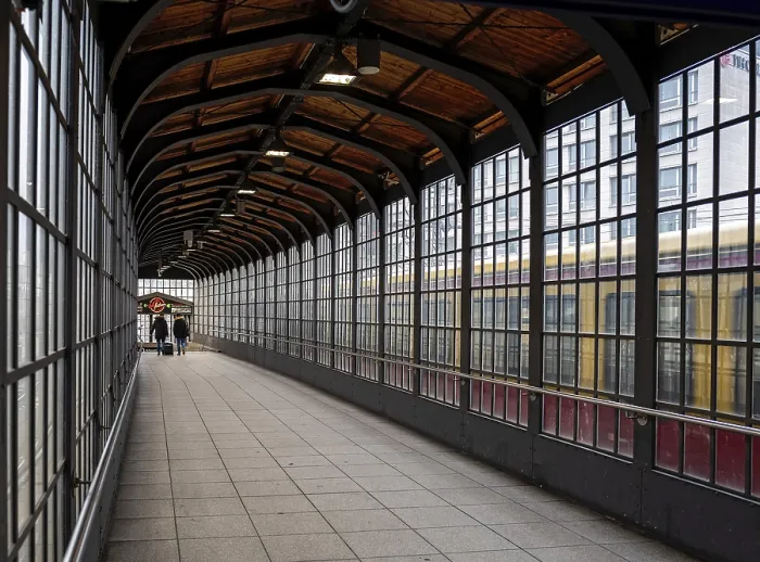 Framed Print : FriedrichstraBe S-Bahn Station Print, Berlin Framed Print : FriedrichstraBe S-Bahn Station Print, Berlin