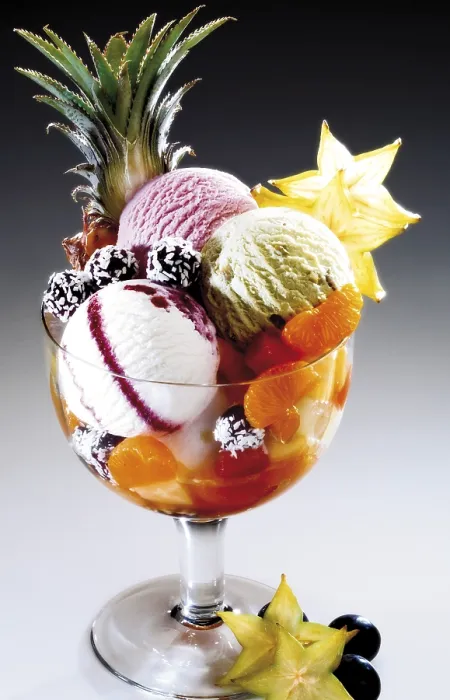 Framed Print : Exotic Sundae Print Framed Print : Exotic Sundae Print