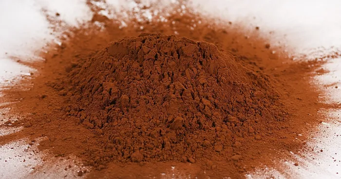 Framed Print : Exploding Powder Chocolate Print