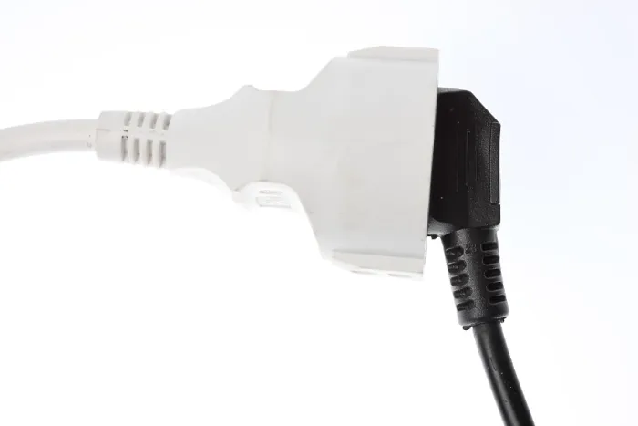 Framed Print : Extension Cord Print: Plug and Socket Connection Framed Print : Extension Cord Print: Plug and Socket Connection