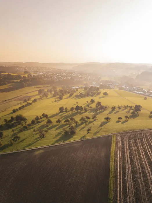 Framed Print : Extensive Landscape Print, Gechingen, Germany Framed Print : Extensive Landscape Print, Gechingen, Germany