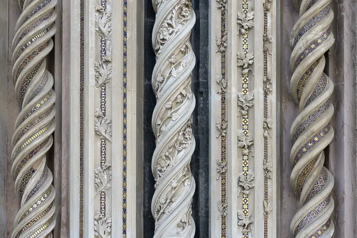 Framed Print : Orvieto Cathedral Facade Close-up Print Framed Print : Orvieto Cathedral Facade Close-up Print