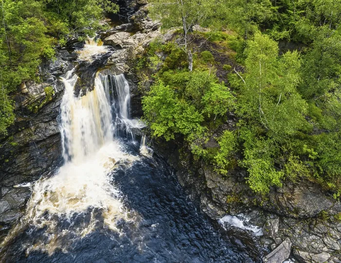 Framed Print : Falloch Waterfall Print, River Falloch, Scotland Framed Print : Falloch Waterfall Print, River Falloch, Scotland