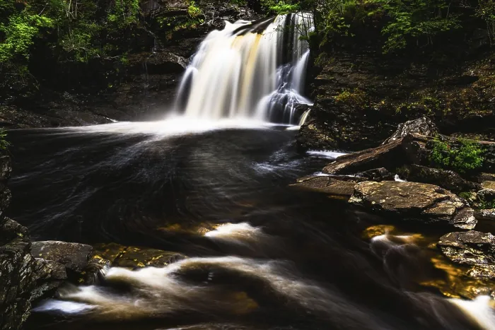 Framed Print : Falloch Waterfall Print, West Highland Scotland Framed Print : Falloch Waterfall Print, West Highland Scotland