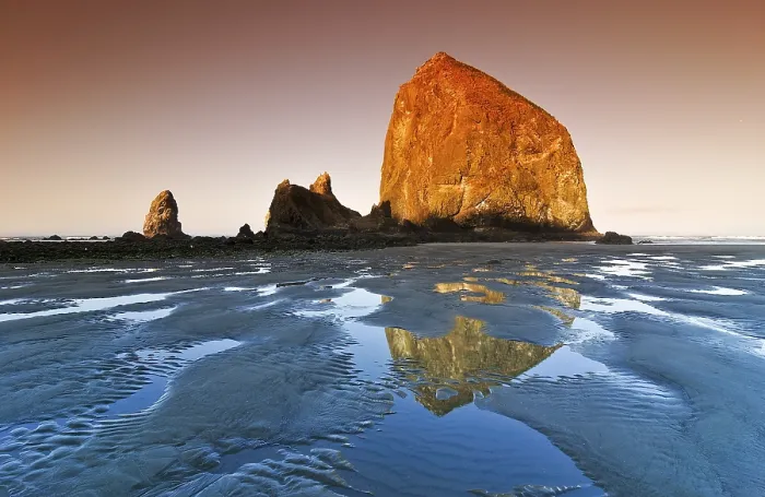 Framed Print : Haystack Rock Print, Cannon Beach, Oregon Coast Framed Print : Haystack Rock Print, Cannon Beach, Oregon Coast