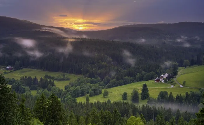 Framed Print : Black Forest Farm Print, Germany Framed Print : Black Forest Farm Print, Germany
