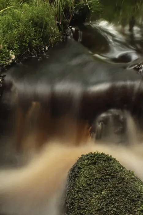 Framed Print : Fast Mountain Stream Print: Long Exposure Cascade Water Framed Print : Fast Mountain Stream Print: Long Exposure Cascade Water