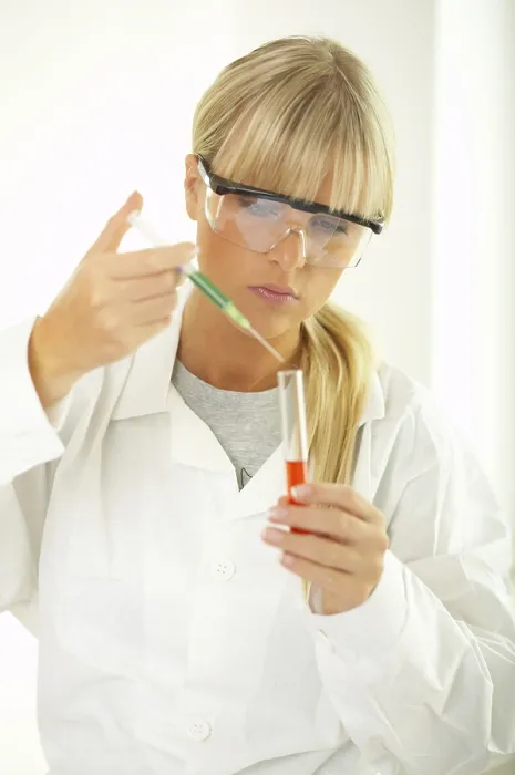 Framed Print : Female Lab Worker Testing and Experimenting Print Framed Print : Female Lab Worker Testing and Experimenting Print