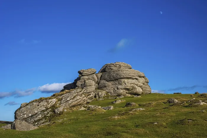 Framed Print : Fields and meadows in Haytor Rocks, Devon, England Print Framed Print : Fields and meadows in Haytor Rocks, Devon, England Print