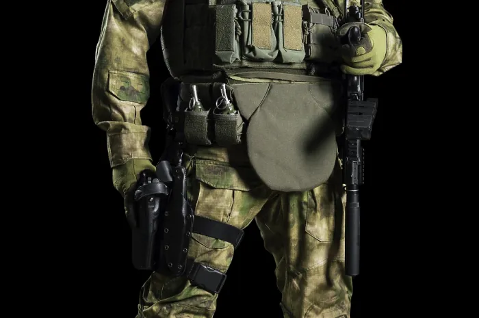 Framed Print : Special Forces Soldier Combat Gear Print Framed Print : Special Forces Soldier Combat Gear Print