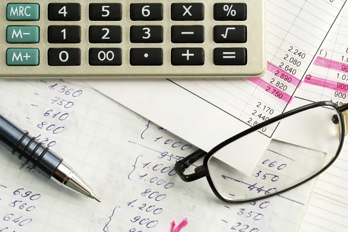 Framed Print : Financial Reports Print from imageBROKER
