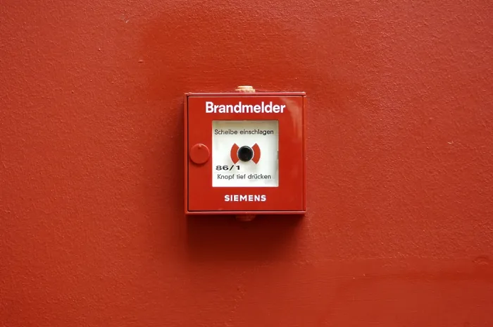 Framed Print : Fire Alarm Print Framed Print : Fire Alarm Print