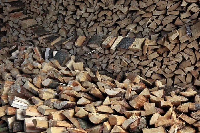 Framed Print : Firewood, split logs Print by imageBROKER Framed Print : Firewood, split logs Print by imageBROKER