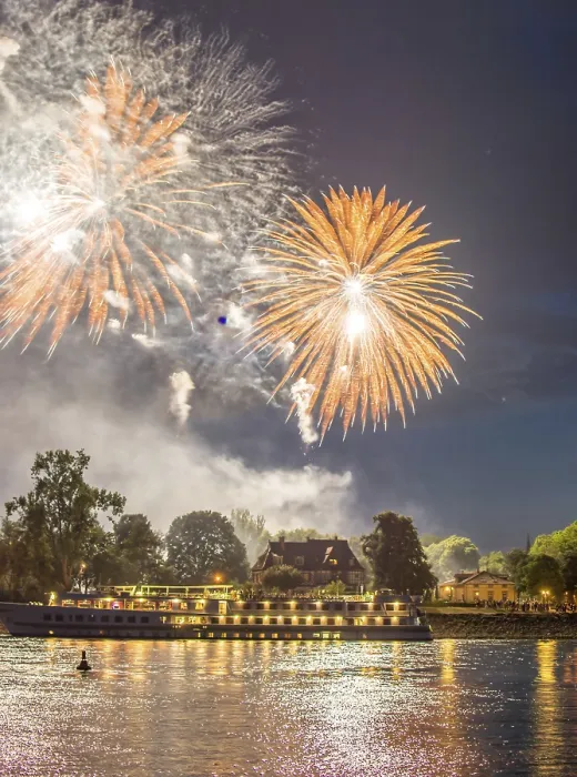 Framed Print : Fireworks on the Rhine Print Framed Print : Fireworks on the Rhine Print