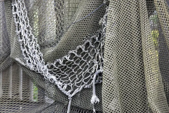 Framed Print : Fishing Nets Drying on the Fence Print Framed Print : Fishing Nets Drying on the Fence Print