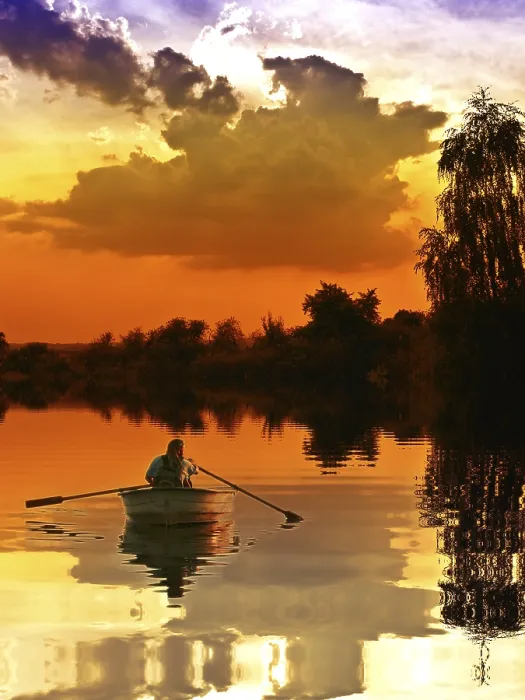Framed Print : Fishing at Sunset Print Framed Print : Fishing at Sunset Print