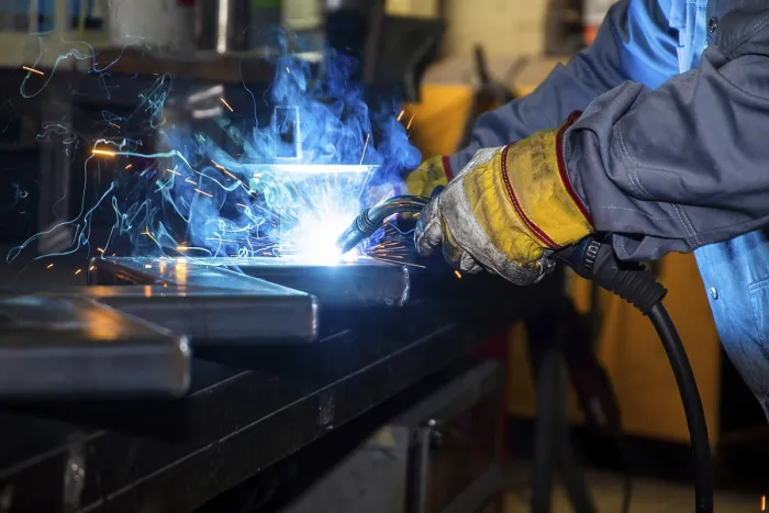 Framed Print : Fitters at Work: Welding Print Framed Print : Fitters at Work: Welding Print