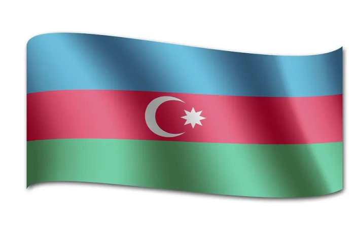 Framed Print : Azerbaijan Flag Print Framed Print : Azerbaijan Flag Print