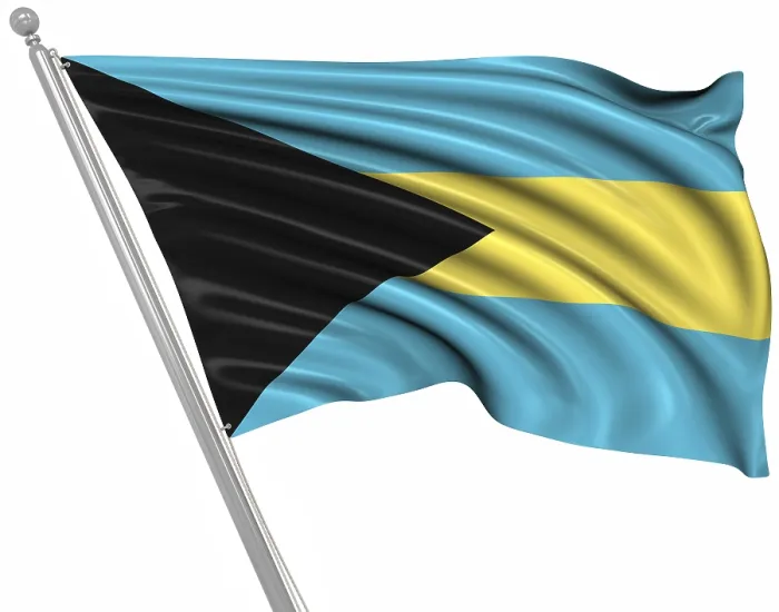 Framed Print : Computer Generated 3D Print of the Bahamas Flag Framed Print : Computer Generated 3D Print of the Bahamas Flag
