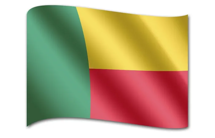 Framed Print : Flag of Benin Print Framed Print : Flag of Benin Print