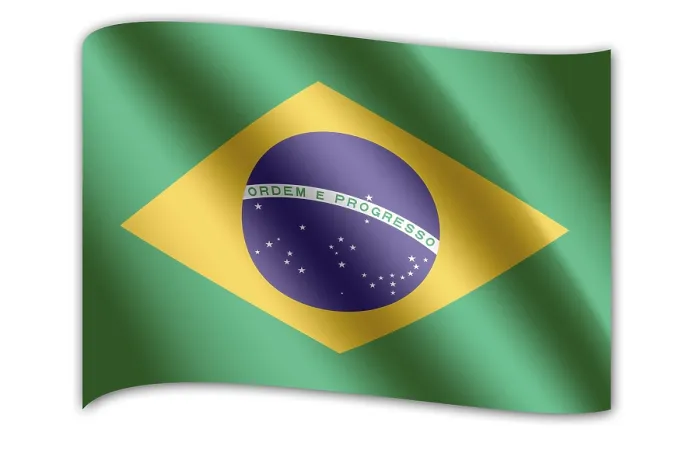 Framed Print : Brazil Flag Print Framed Print : Brazil Flag Print