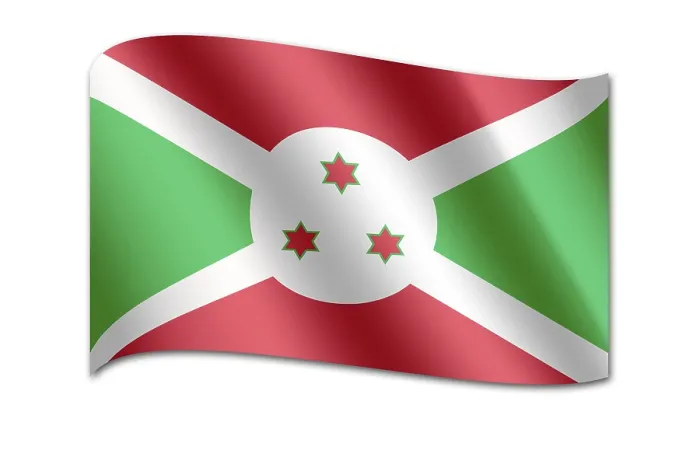 Framed Print : Burundi Flag Print Framed Print : Burundi Flag Print
