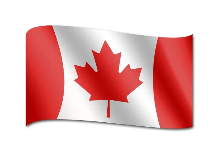 Framed Print : Print of the Flag of Canada Framed Print : Print of the Flag of Canada