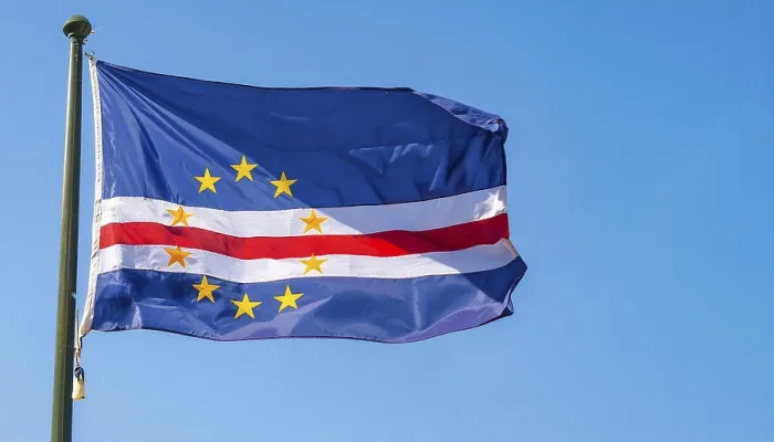 Framed Print : The Flag of Cape Verde Print Framed Print : The Flag of Cape Verde Print