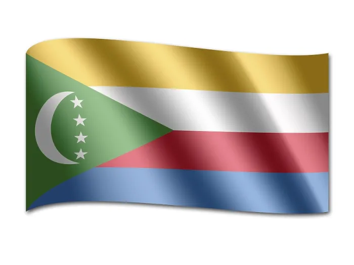 Framed Print : Comoros Flag Print Framed Print : Comoros Flag Print