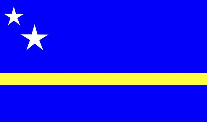 Framed Print : Curacao Flag Print Framed Print : Curacao Flag Print
