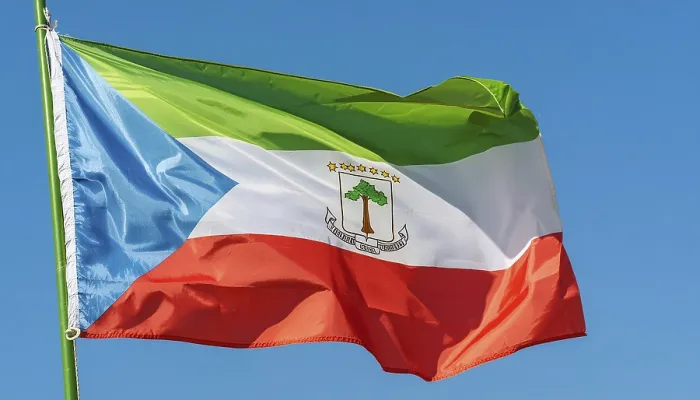 Framed Print : The Flag of Equatorial Guinea Print Framed Print : The Flag of Equatorial Guinea Print