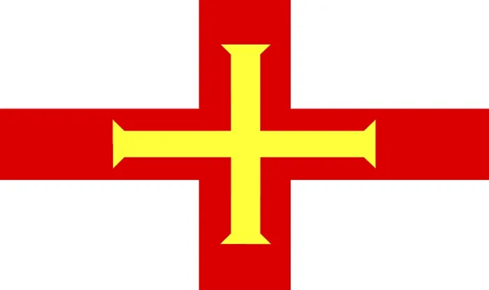 Framed Print : Flag of Guernsey Print Framed Print : Flag of Guernsey Print