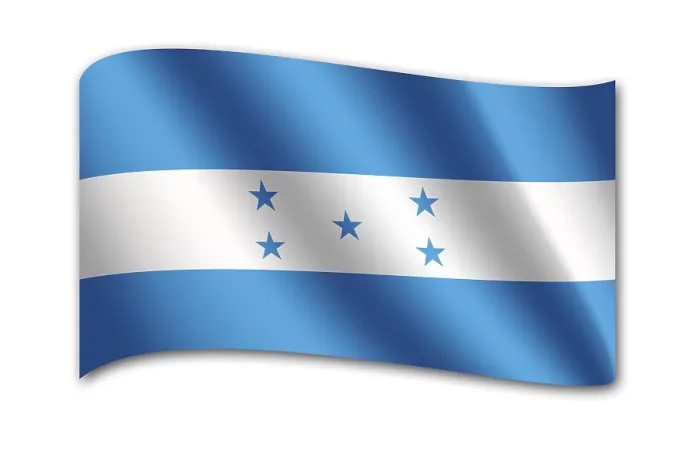 Framed Print : Honduras Flag Print Framed Print : Honduras Flag Print