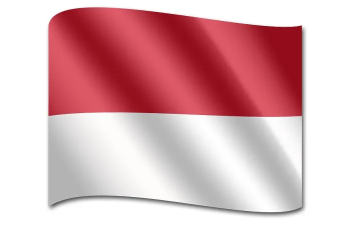 Framed Print : Indonesian Flag Print Framed Print : Indonesian Flag Print