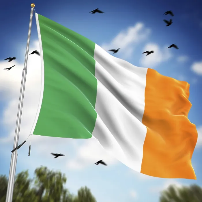 Framed Print : Computer Generated 3D Rendered Flag of Ireland Print Framed Print : Computer Generated 3D Rendered Flag of Ireland Print