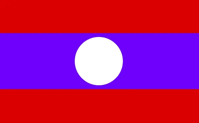 Framed Print : Laos Flag Print