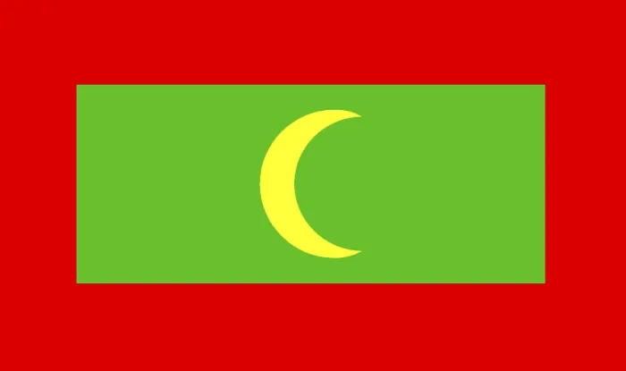 Framed Print : Maldives Flag Print Framed Print : Maldives Flag Print