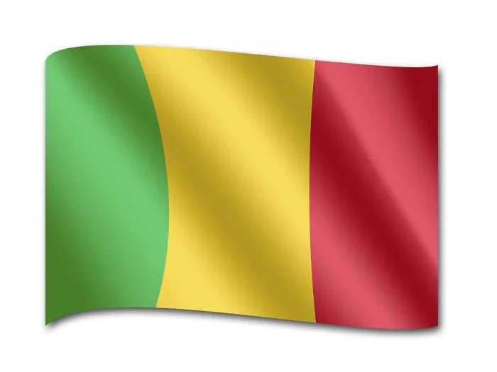 Framed Print : Mali Flag Print Framed Print : Mali Flag Print
