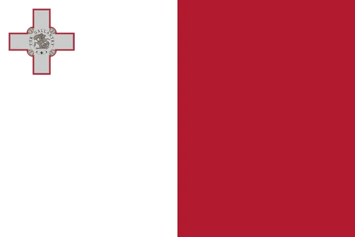 Framed Print : Vector Flag of Malta Print Framed Print : Vector Flag of Malta Print