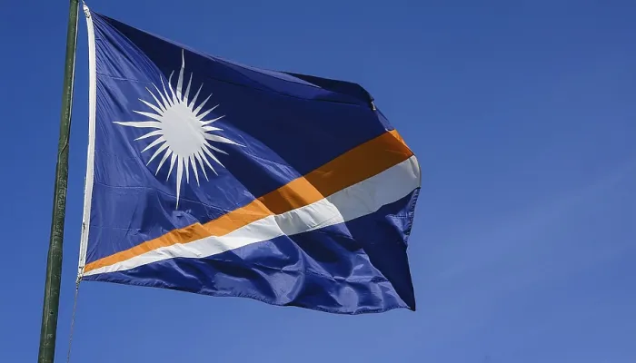 Framed Print : The Marshall Islands Flag Print - Pacific Blue Sky Framed Print : The Marshall Islands Flag Print - Pacific Blue Sky