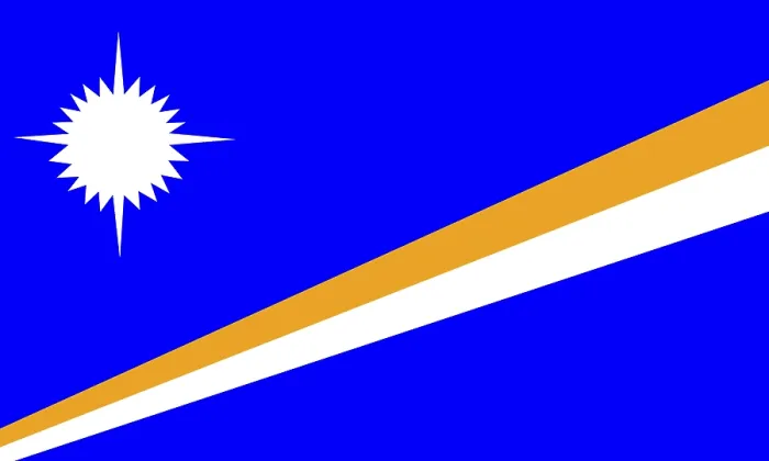 Framed Print : Marshall Islands Flag Print Framed Print : Marshall Islands Flag Print