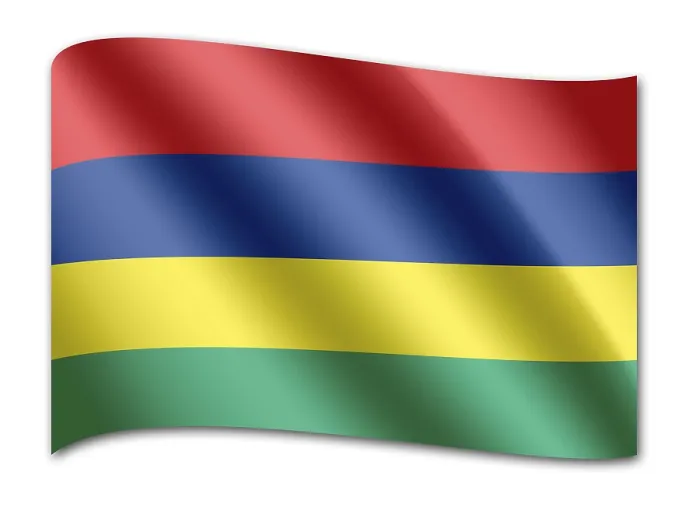 Framed Print : Mauritius Flag Print Framed Print : Mauritius Flag Print