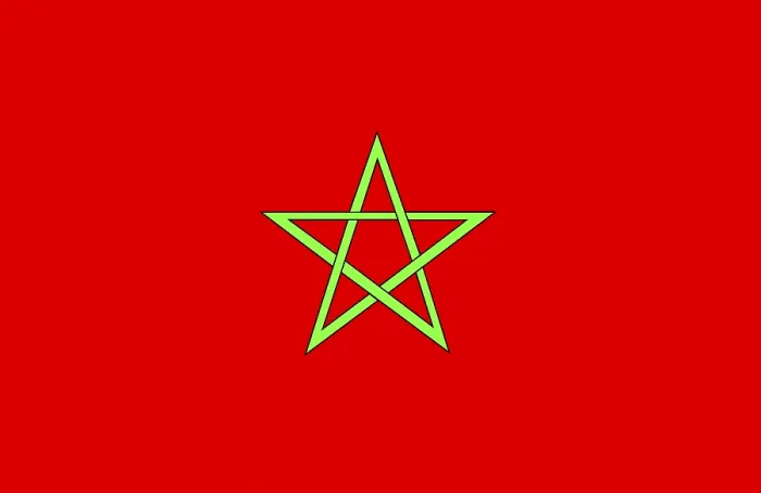 Framed Print : Flag of Morocco Print Framed Print : Flag of Morocco Print