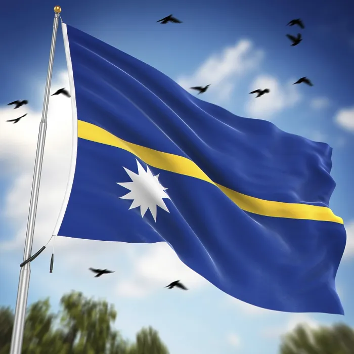 Framed Print : Computer Generated 3D Rendered Flag of Nauru Print Framed Print : Computer Generated 3D Rendered Flag of Nauru Print