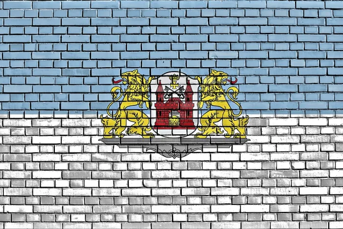 Framed Print : Flag of Riga Painted on Brick Wall Print Framed Print : Flag of Riga Painted on Brick Wall Print