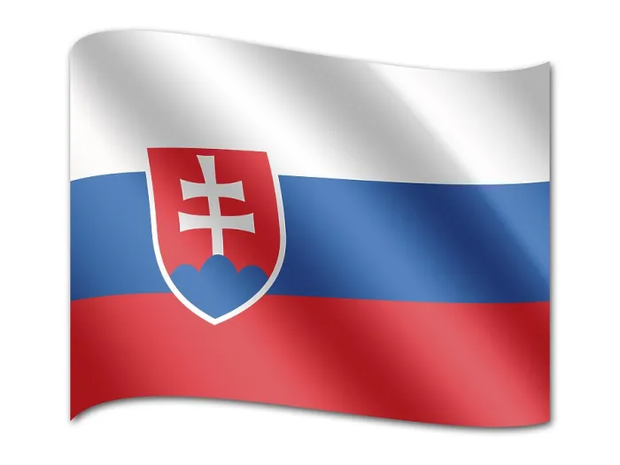 Framed Print : Print of the Flag of Slovakia Framed Print : Print of the Flag of Slovakia