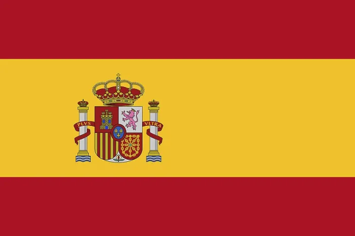 Framed Print : Vector Print of the Spanish Flag Framed Print : Vector Print of the Spanish Flag