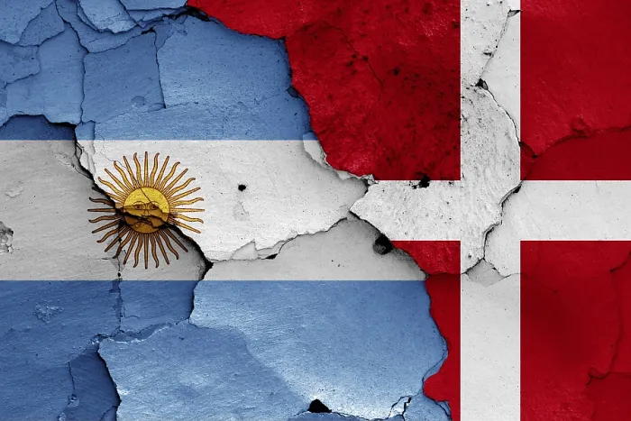 Framed Print : Flags of Argentina and Denmark Print Framed Print : Flags of Argentina and Denmark Print