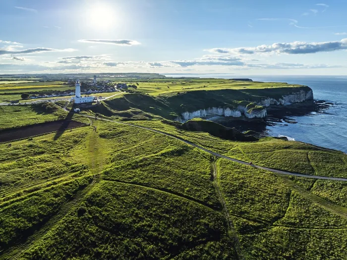 Framed Print : Flamborough Lighthouse and Cliffs Print, Yorkshire Coast, UK Framed Print : Flamborough Lighthouse and Cliffs Print, Yorkshire Coast, UK